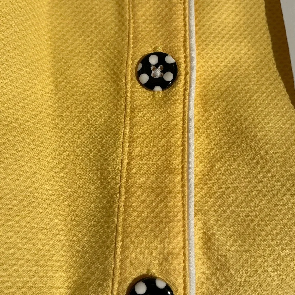 Gymboree yellow sleeveless mod shift dress